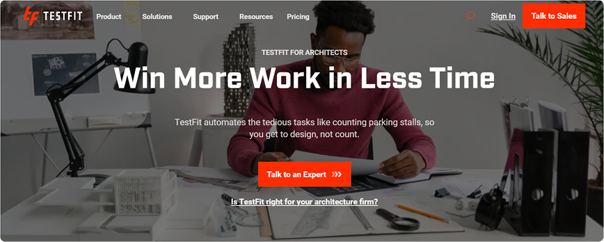 TestFit as one of the best AI architecture tools