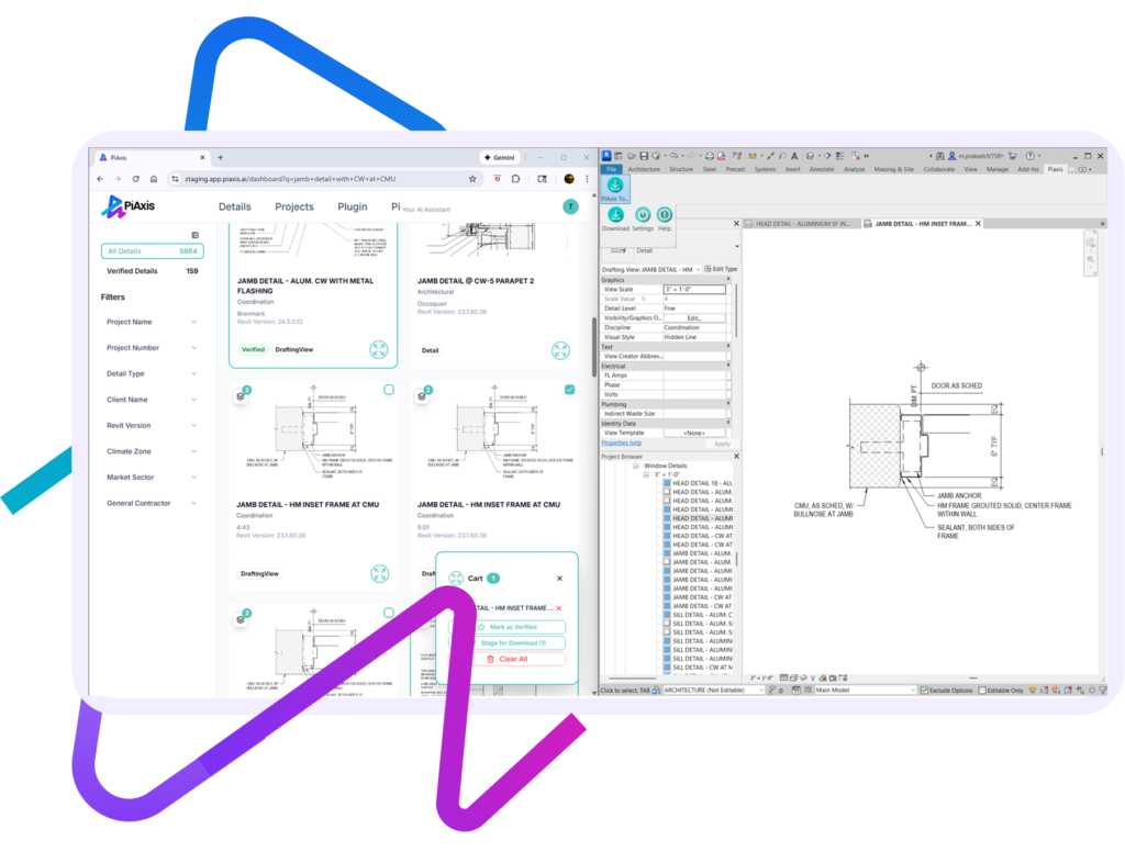 Works directly with Revit